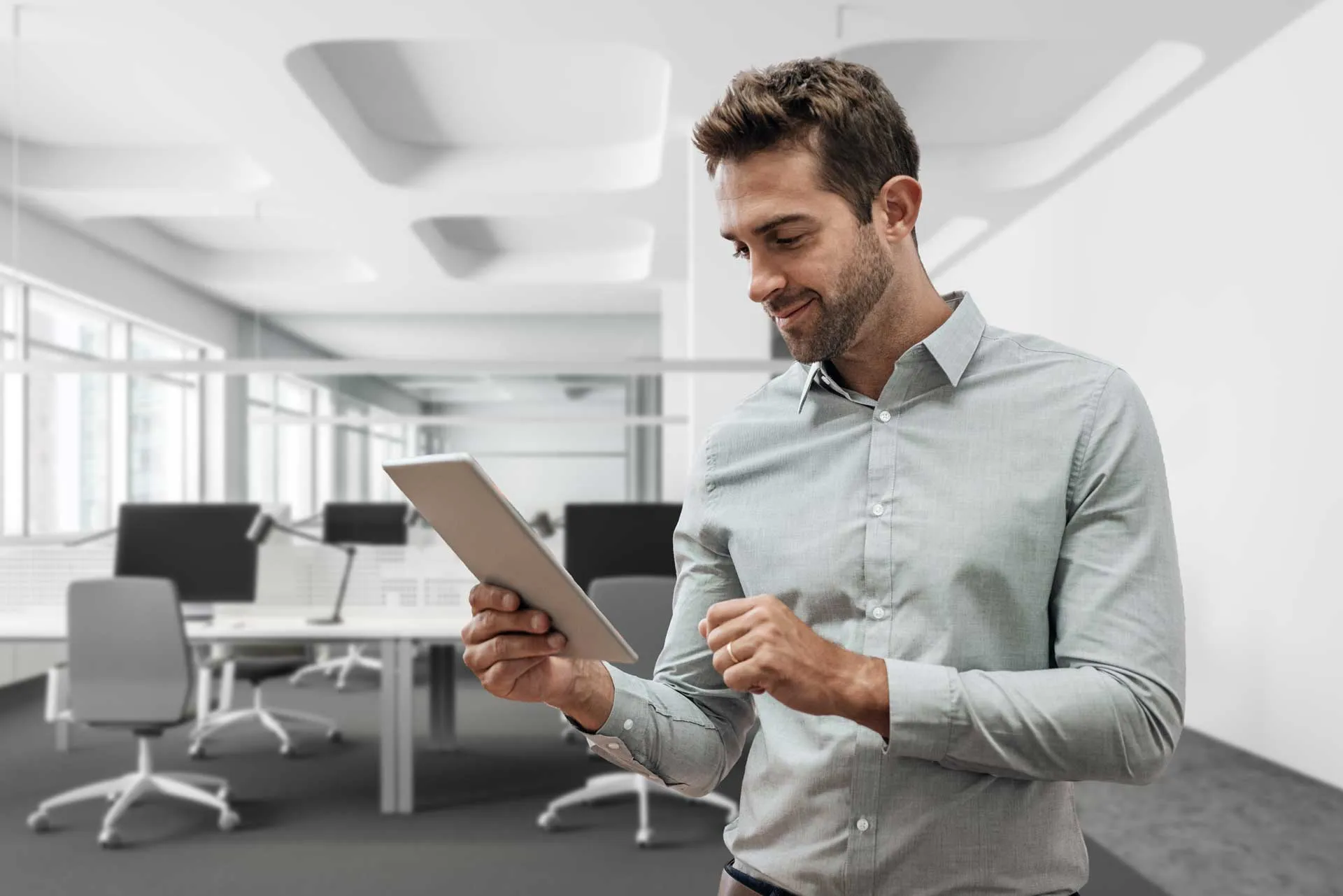 INVENTIRE-Team bei Planung und Auswertung einer Inventur im Büro